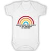 HANDPICKED FOR EARTH BY MY SIBLINGS IN HEAVEN SHORT SLEEVE BABY VEST WHITE
